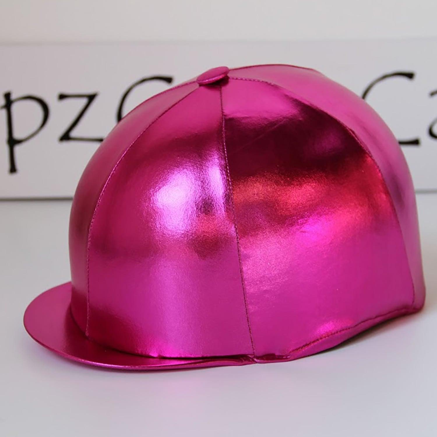 Capz Metallic Cap Cover Lycra Foil Cerise - Ormskirk Pets