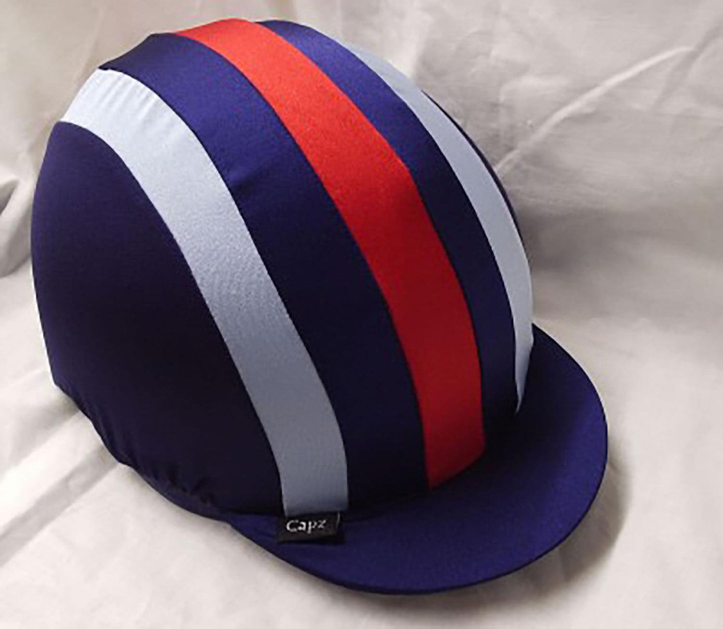 Capz Zp Stripes Cap Cover Lycra Red/White/Blue