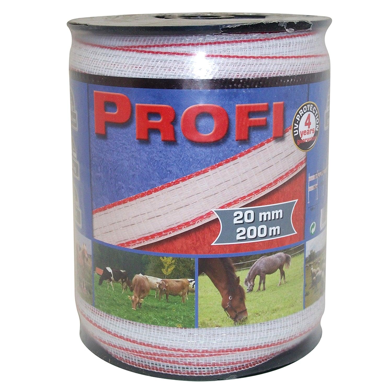 CORRAL PROFI FENCING TAPE 200M X 20MM - Ormskirk Pets