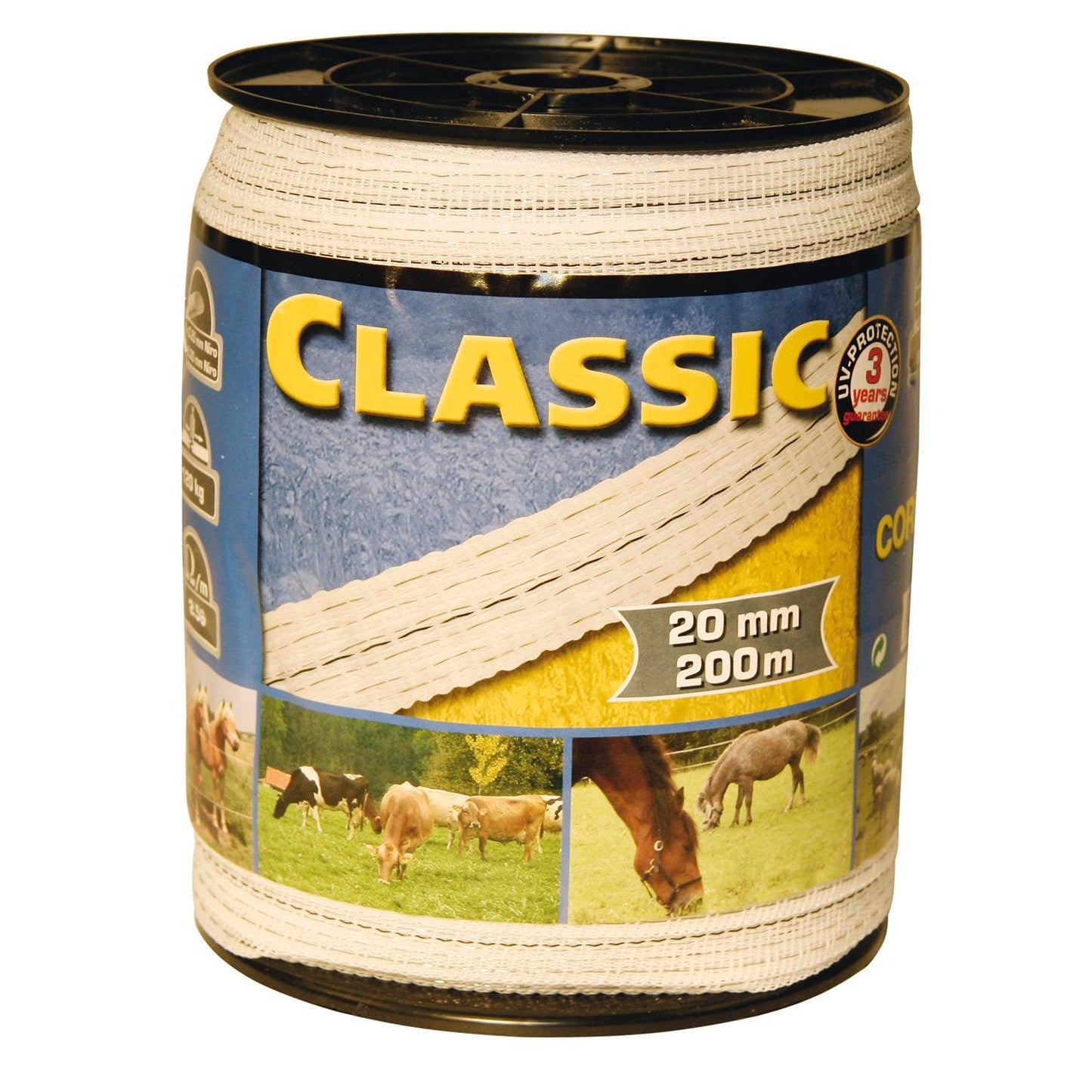 CORRAL CLASSIC FENCING TAPE 200M X 20MM - Ormskirk Pets