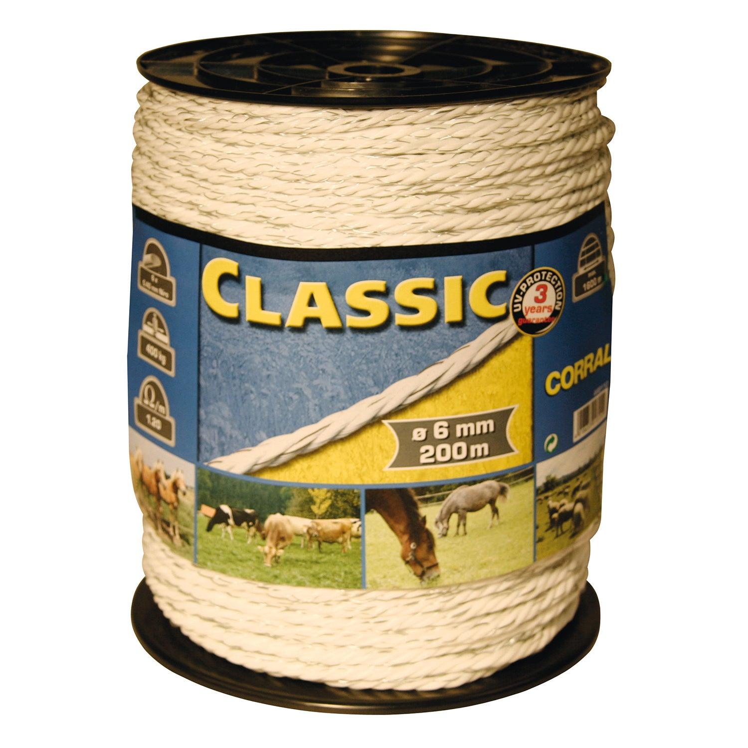 CORRAL CLASSIC FENCING ROPE 200M - Ormskirk Pets