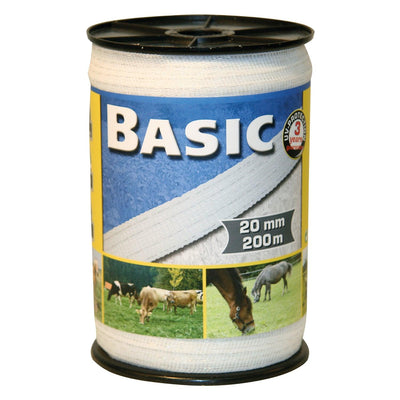 CORRAL BASIC FENCING TAPE 200M X 20MM - Ormskirk Pets