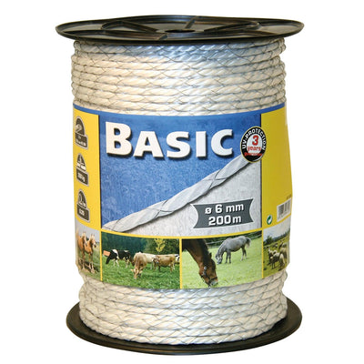 CORRAL BASIC FENCING ROPE C/W TINNED IRON WIRES 200M - Ormskirk Pets