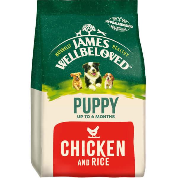 James Wellbeloved Puppy Dry Dog Food Chicken & Rice, 2kg - Ormskirk Pets