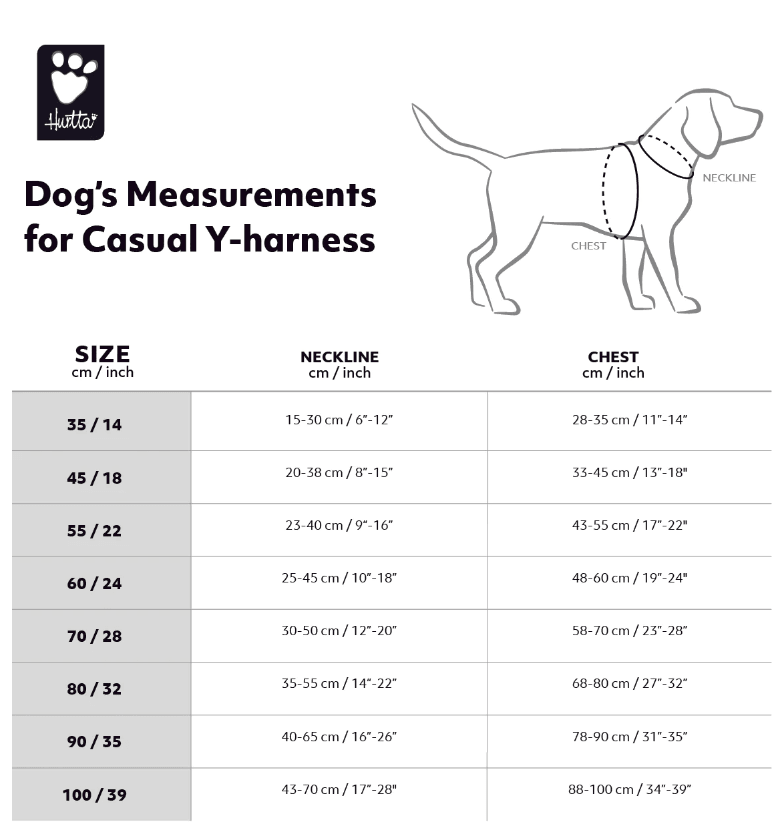 Hurtta Casual Y-Harness ECO Cinnamon 70-80 - Ormskirk Pets