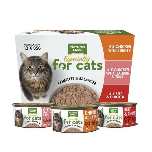 Natures Menu Especially for Cats Wet Adult Cat Food Multipack 12x85g Tins - Ormskirk Pets