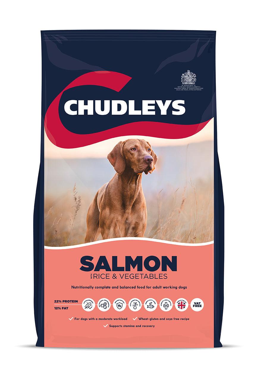 Chudleys Salmon with Rice & Veg, 14kg - Ormskirk Pets