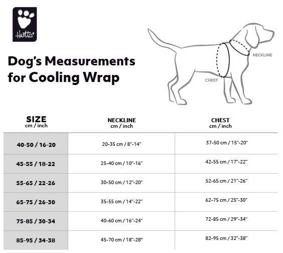 Hurtta Cooling Wrap Aquamarine - Ormskirk Pets