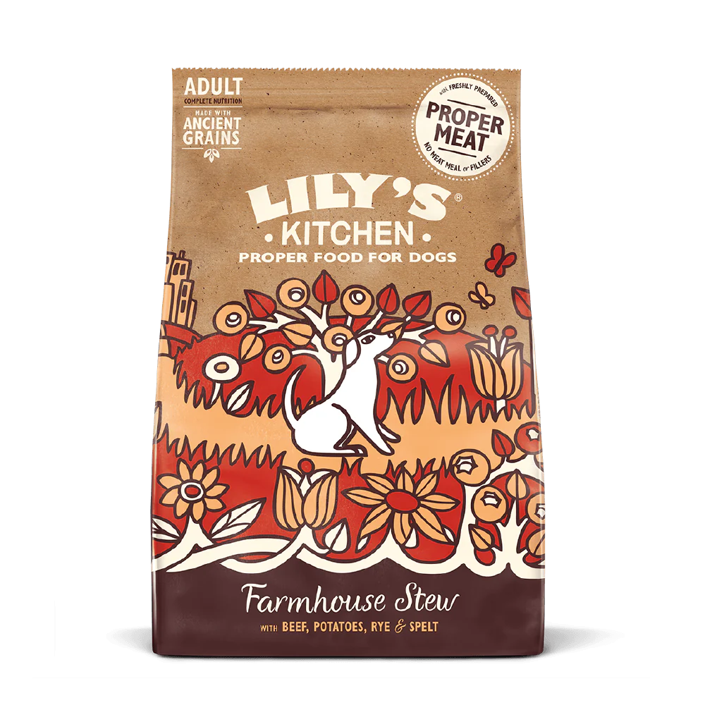 Lily's Kitchen Dog Farmhouse Stew Ancient Grains Beef Dry Food 7kg - Ormskirk Pets