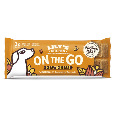 Lily's Kitchen Dog On The Go Chicken Mealtime Bars 40g - Ormskirk Pets