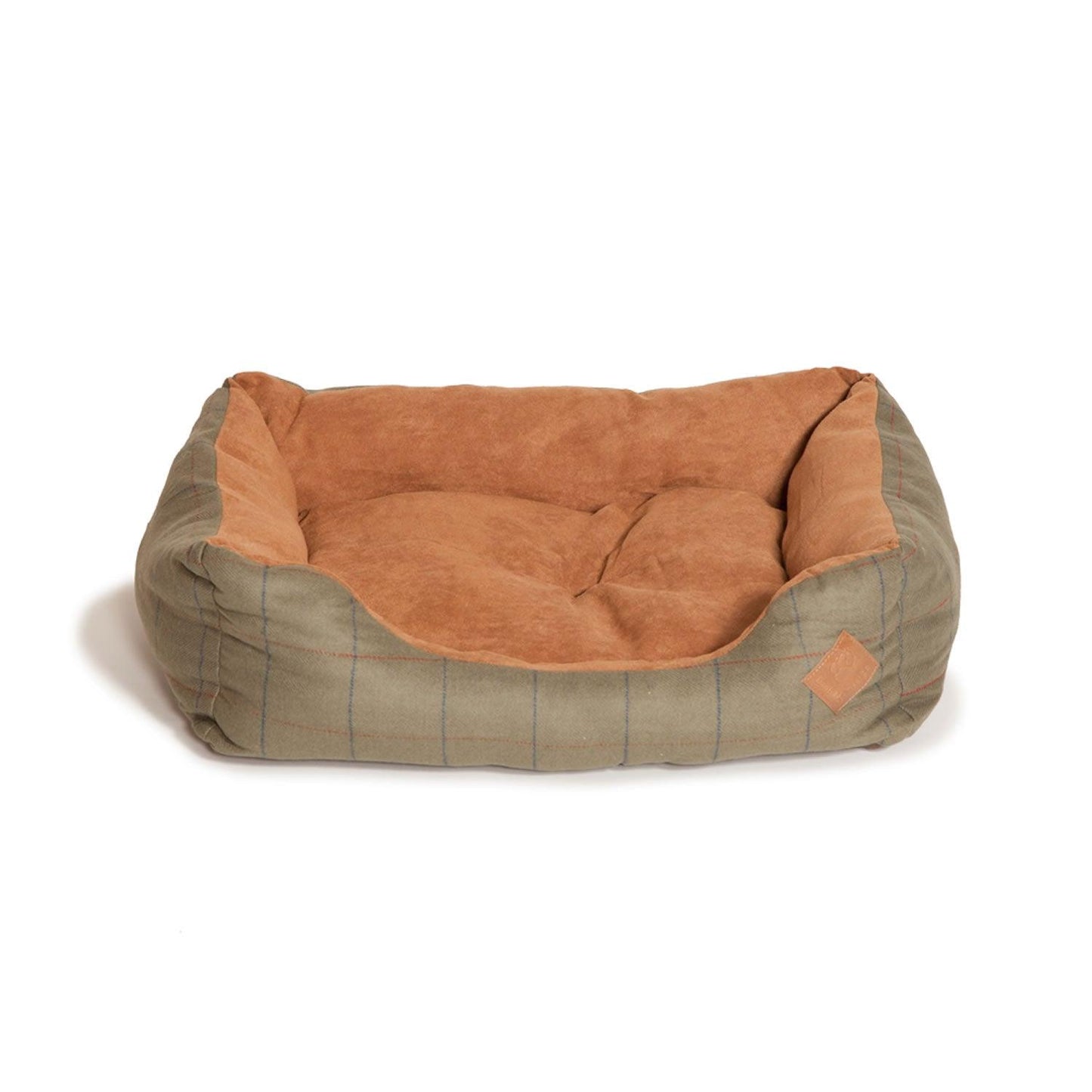 Danish Design Tweed Snuggle Bed 45 Cm (18") Green - Ormskirk Pets