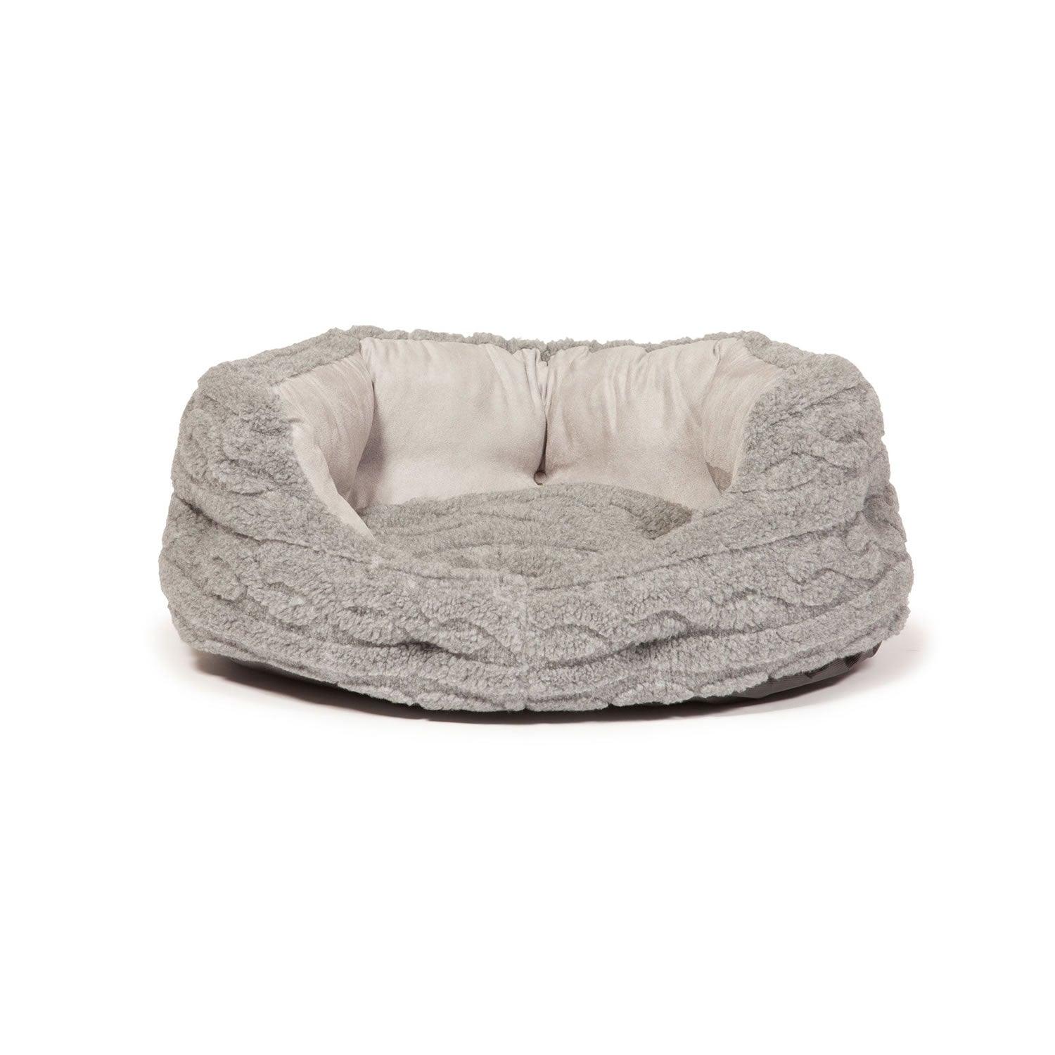 Danish Design Bobble Deluxe Slumber Bed 24" (61cm) Pewter - Ormskirk Pets