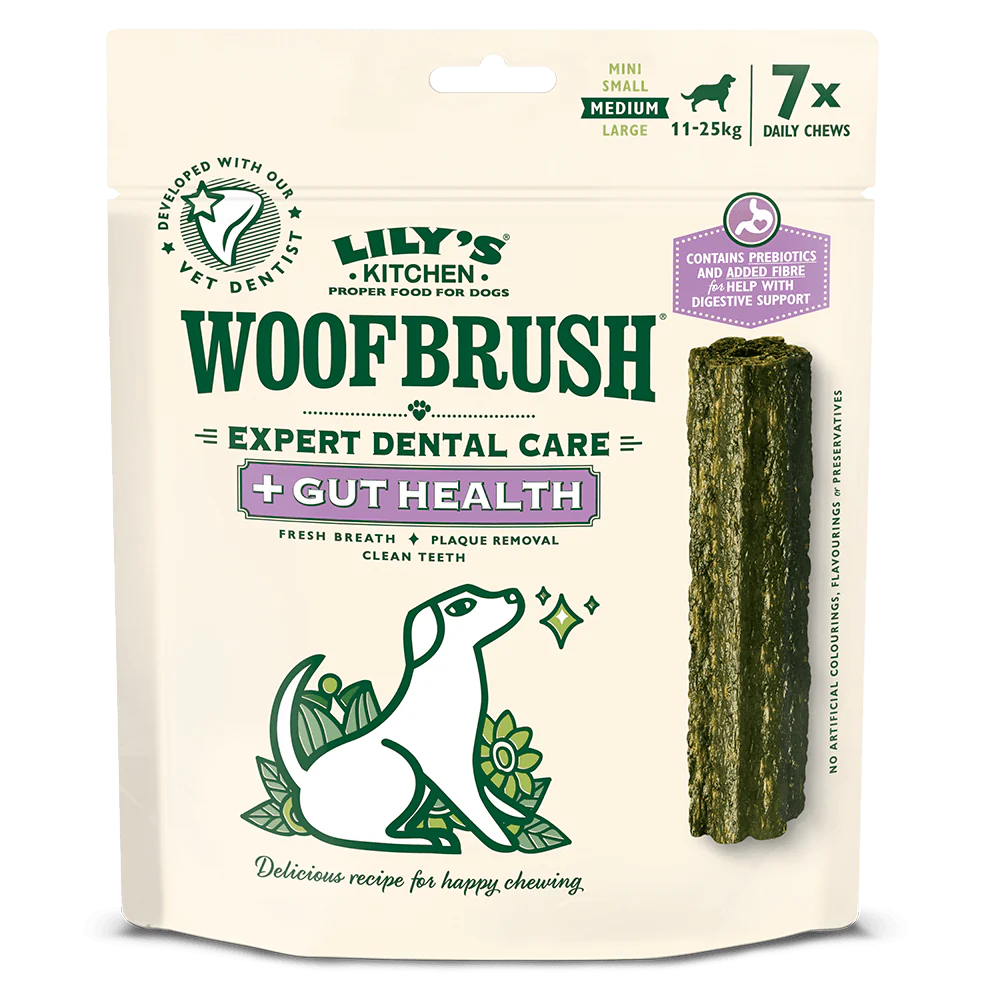 Lily's Kitchen Woofbrush Dental Gut Health Medium 196g - Ormskirk Pets