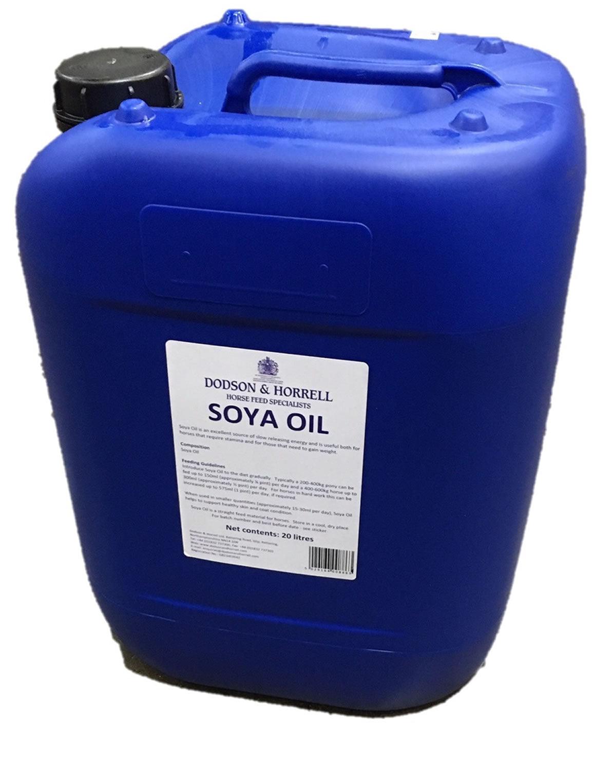 Dodson & Horrell Soya Oil 20Ltr - Ormskirk Pets