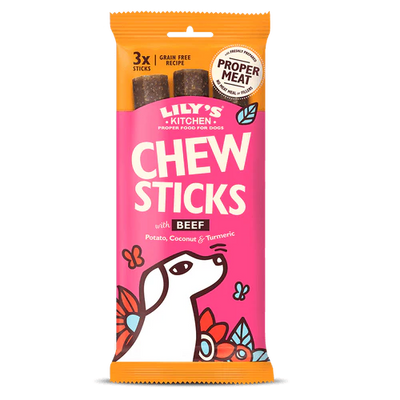 Lily's Kitchen Dog Chew Sticks with Beef 120g - Ormskirk Pets