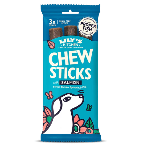 Lily's Kitchen Dog Chew Sticks with Salmon 120g - Ormskirk Pets