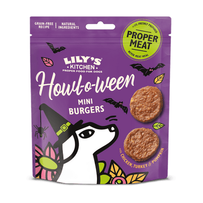 Lily's Kitchen Halloween Dog Beef Mini Burgers 70g