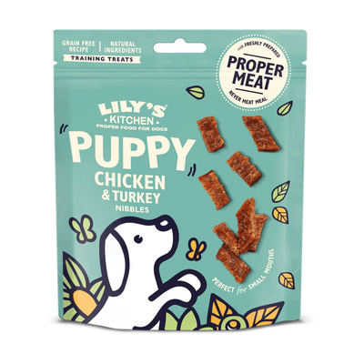 Lily's Kitchen Puppy Treats Chicken & Turkey Nibbles 70g - Ormskirk Pets