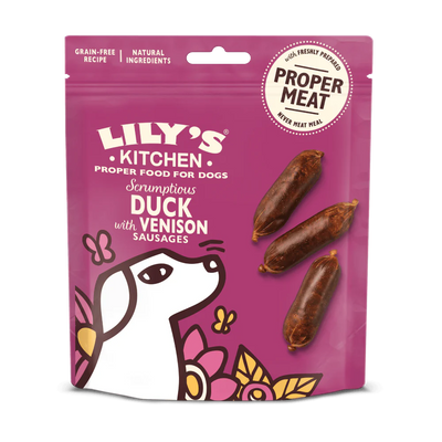 Lily's Kitchen Dog Duck & Venison Sausage 70g - Ormskirk Pets