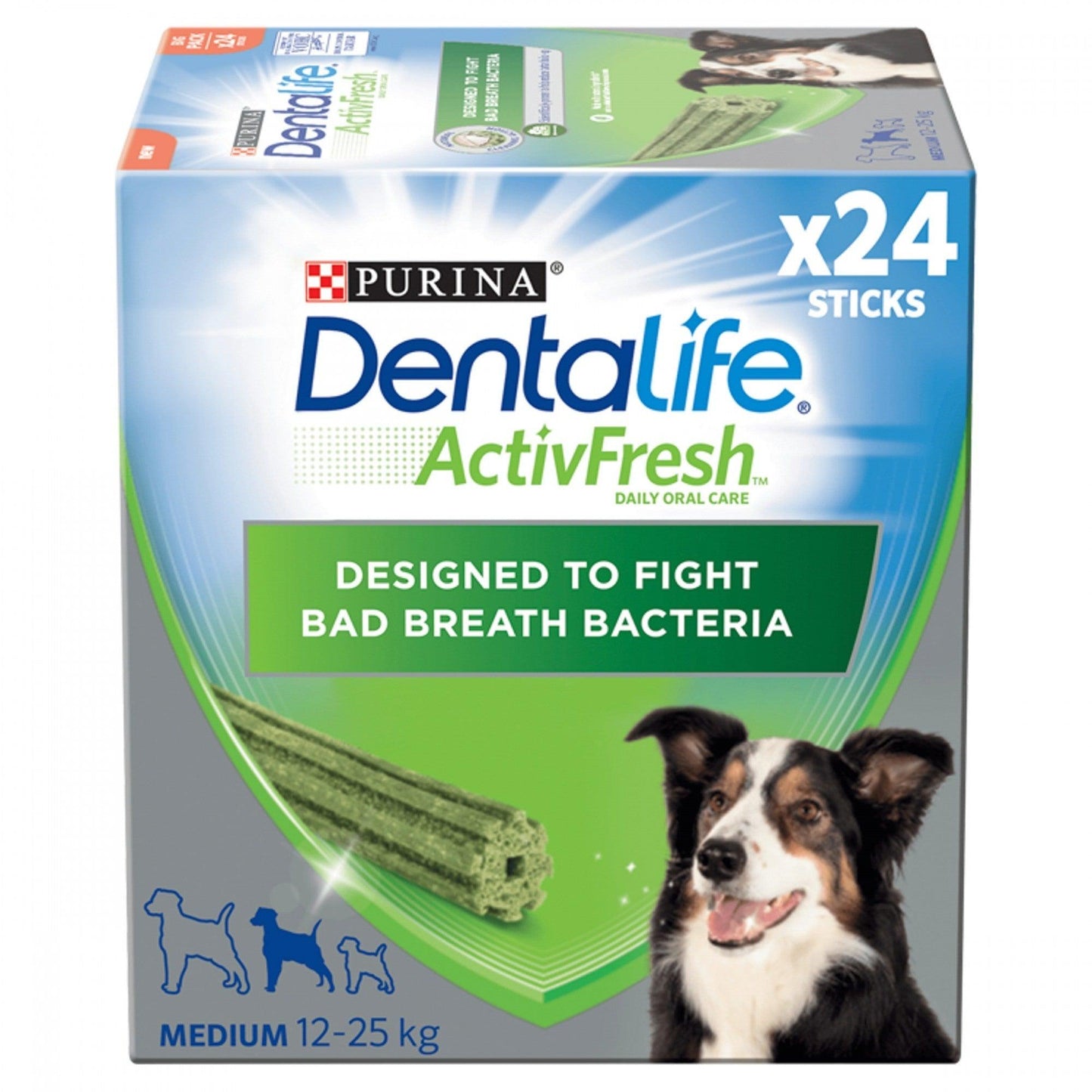 DENTALIFE ActivFresh Medium Dog Treat Dental Stick 24 Sticks - Ormskirk Pets