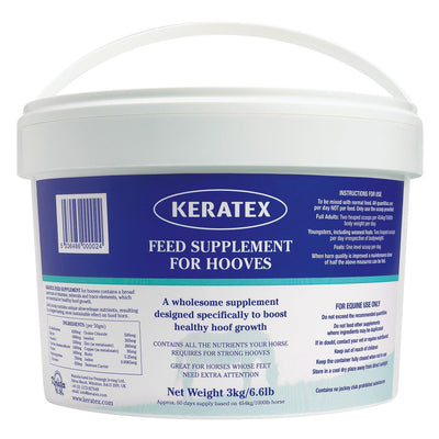 Keratex Feed Supplement For Hooves 3Kg - Ormskirk Pets