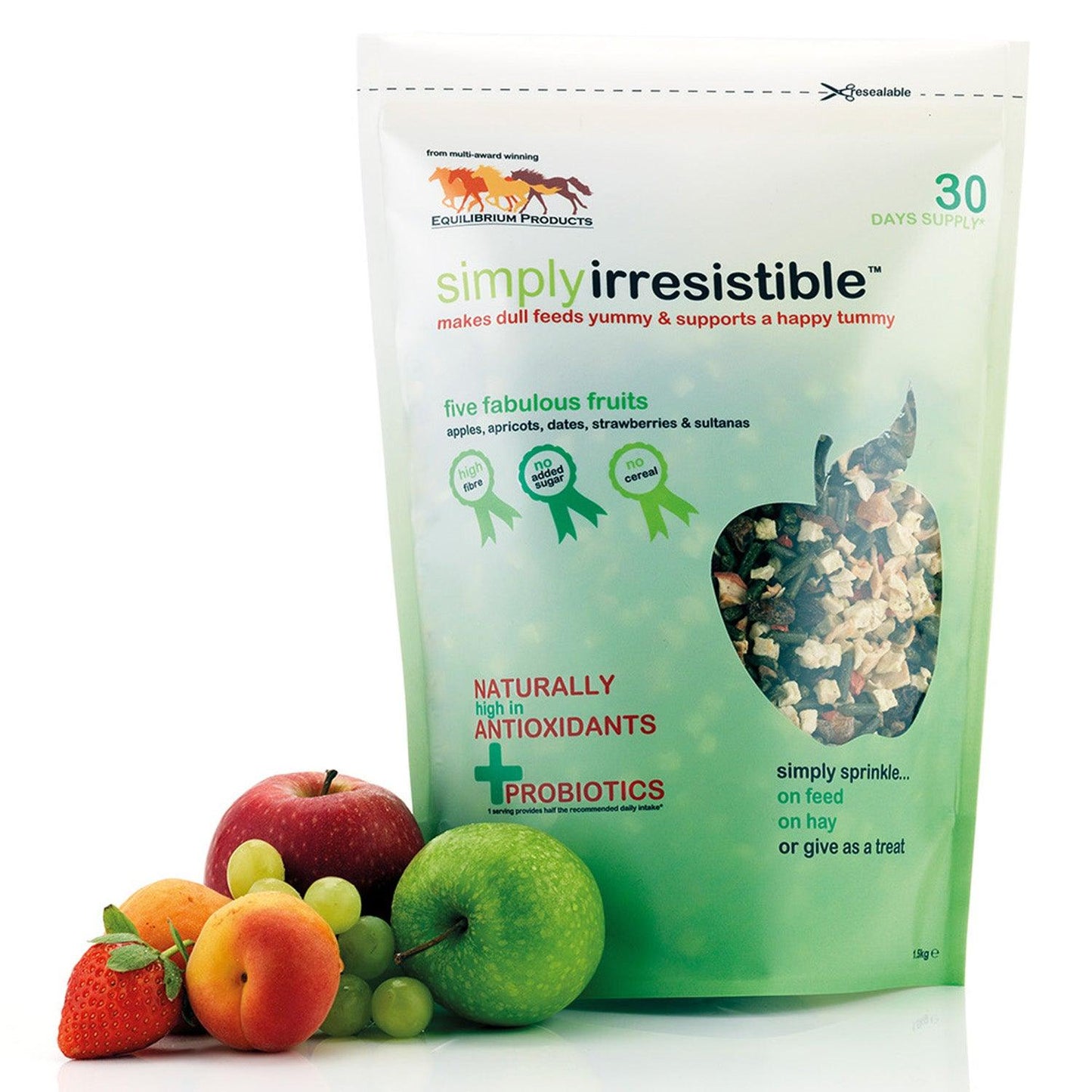 Equilibrium Simply Irresistible Fabulous Fruits 1.5Kg Fruits - Ormskirk Pets