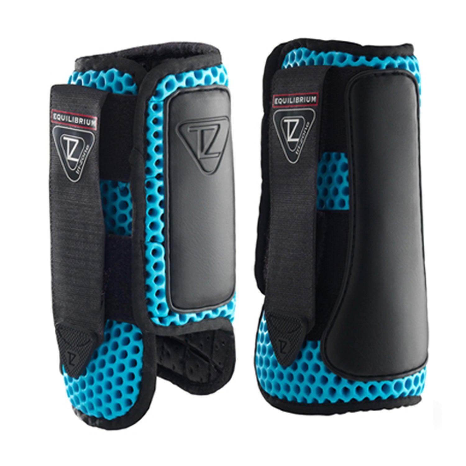 Equilibrium Tri-Zone Impact Sports Boots Blue Front Small - Ormskirk Pets