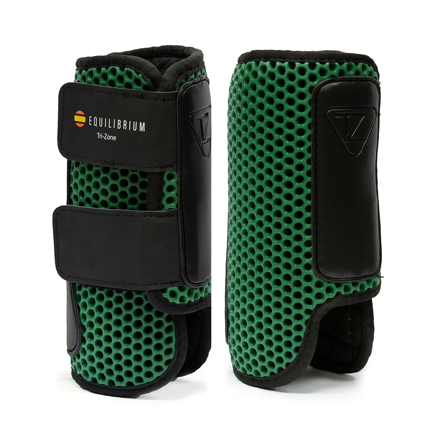 EQUILIBRIUM TRI-ZONE IMPACT SPORTS BOOTS HUNTER GREEN FRONT FRONT