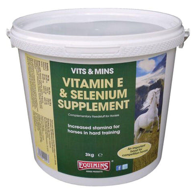 Equimins Vitamin E & Selenium Supplement 3Kg - Ormskirk Pets