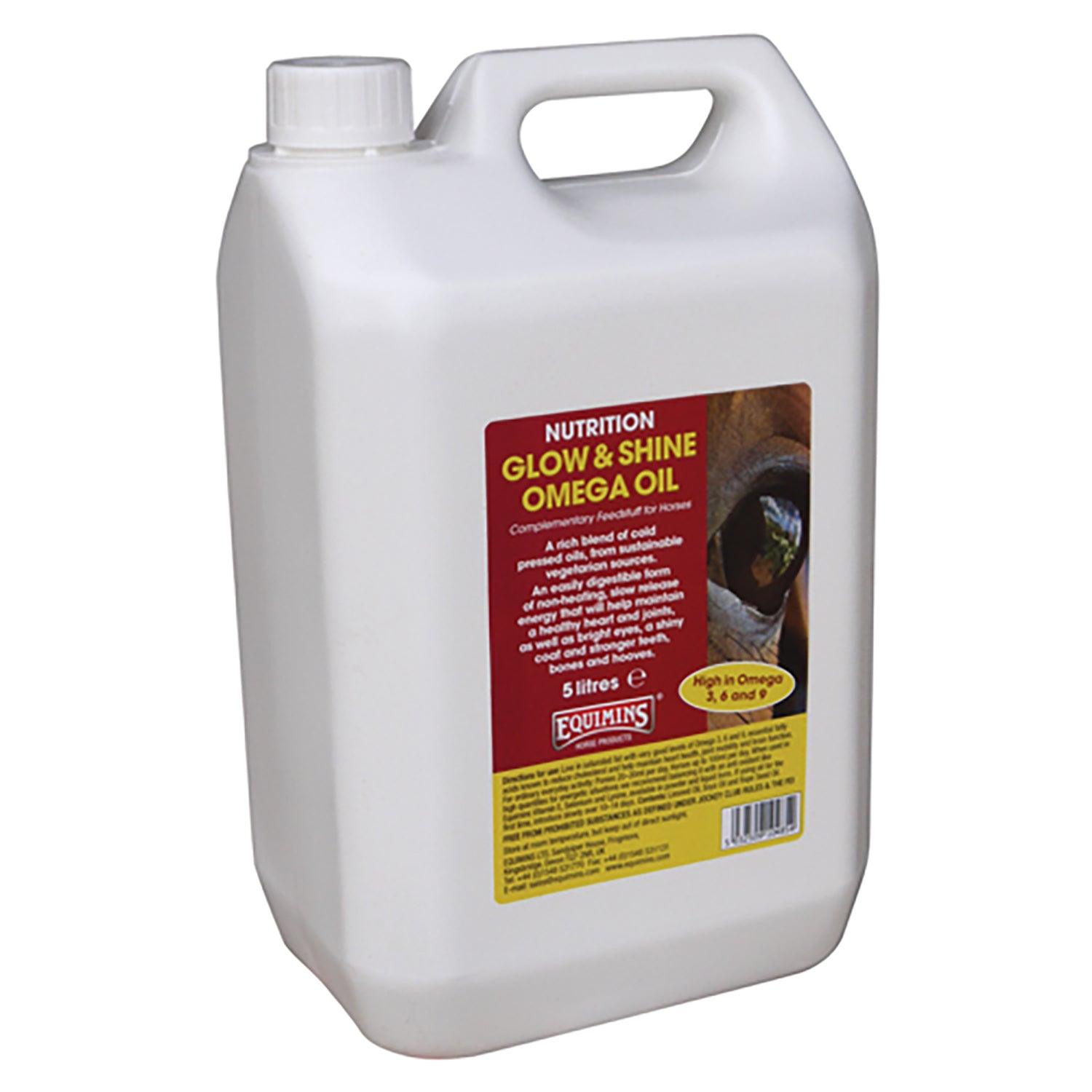 Equimins Glow & Shine Omega Oil 5Ltr - Ormskirk Pets