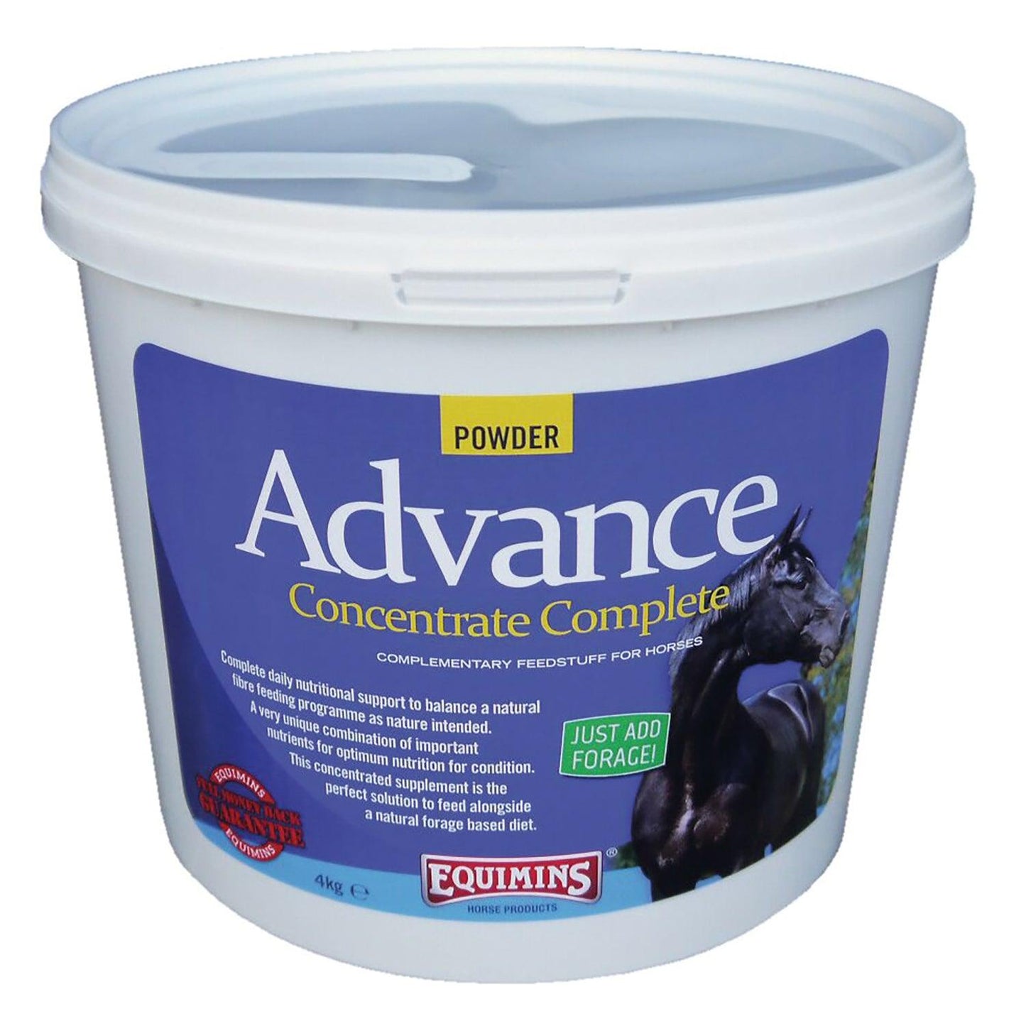 Equimins Advance Concentrate Complete Powder 4Kg - Ormskirk Pets