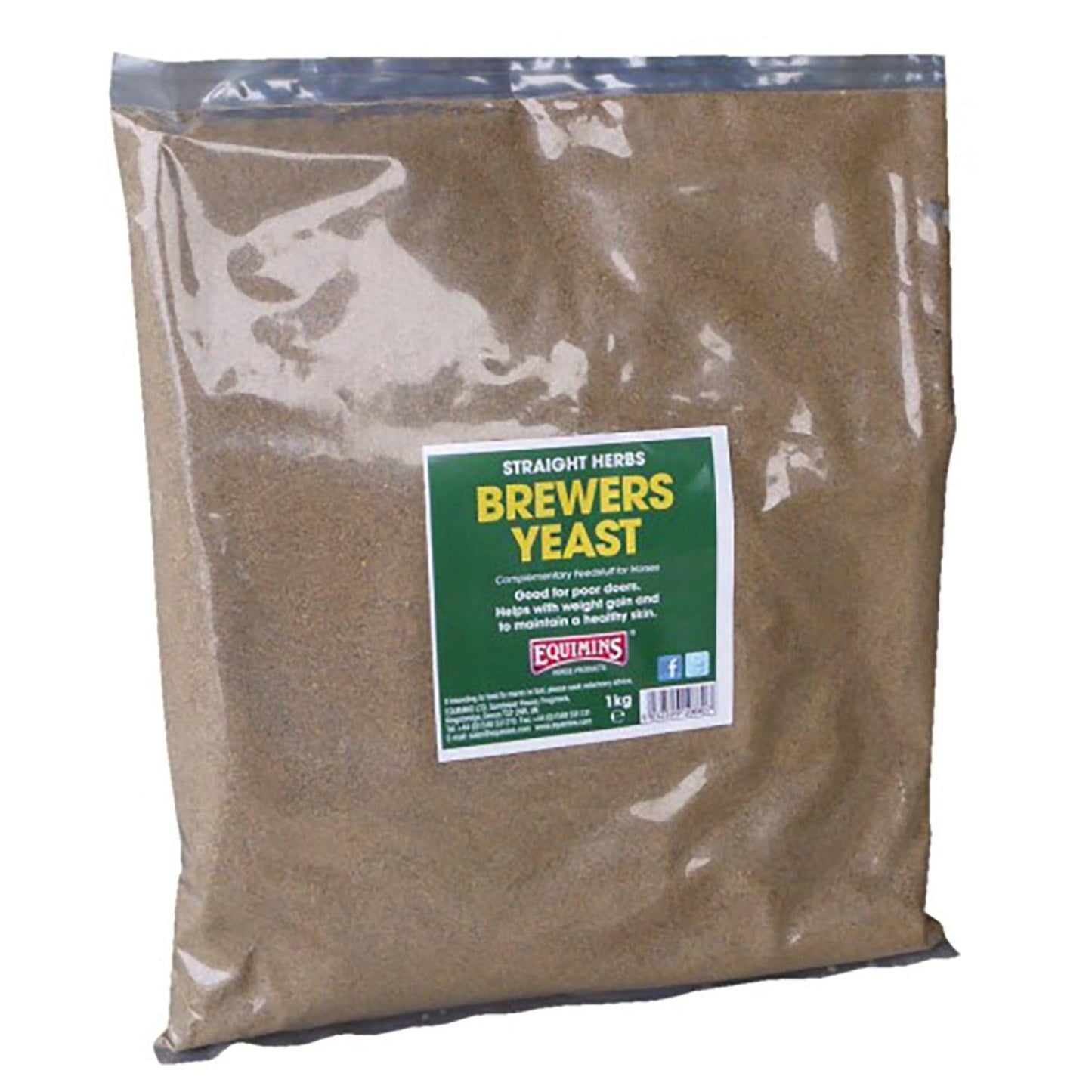 Equimins Straight Herbs Brewers Yeast 1Kg - Ormskirk Pets