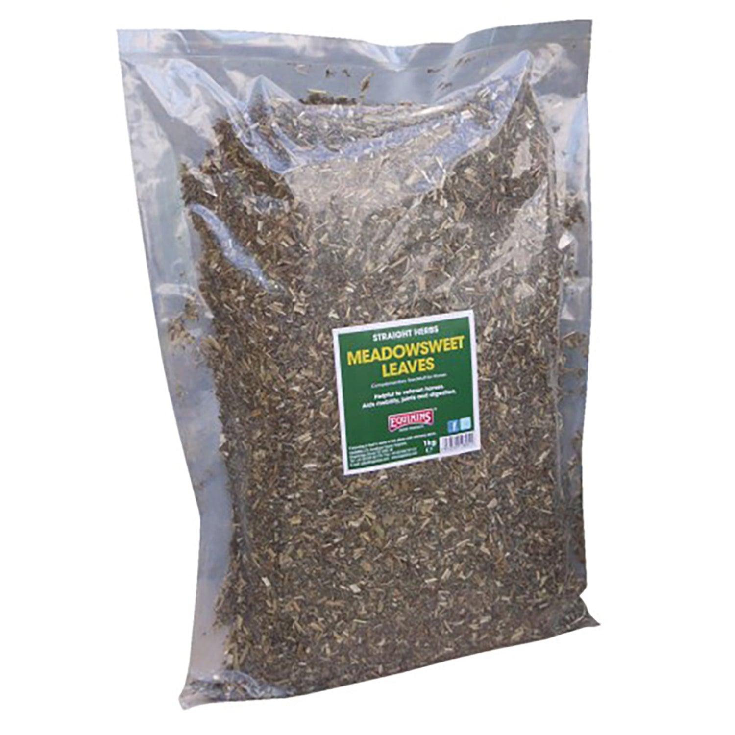 Equimins Straight Herbs Meadowsweet Leaves 1Kg - Ormskirk Pets