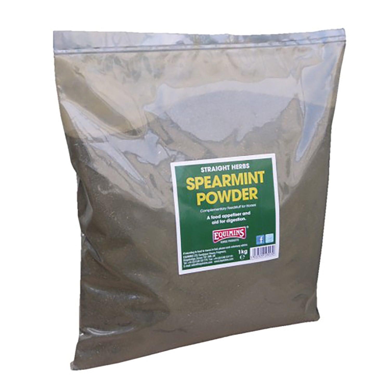 Equimins Straight Herbs Spearmint Powder 1Kg - Ormskirk Pets