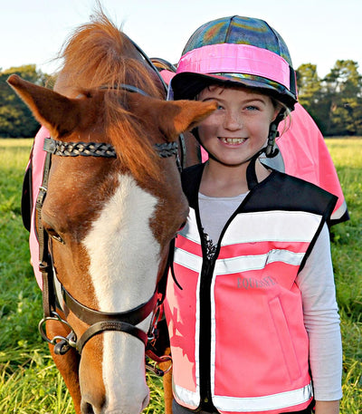 EQUISAFETY AIR WAISTCOAT PLAIN PINK - Ormskirk Pets