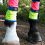 EQUISAFETY LEG BOOTS PINK/YELLOW - Ormskirk Pets