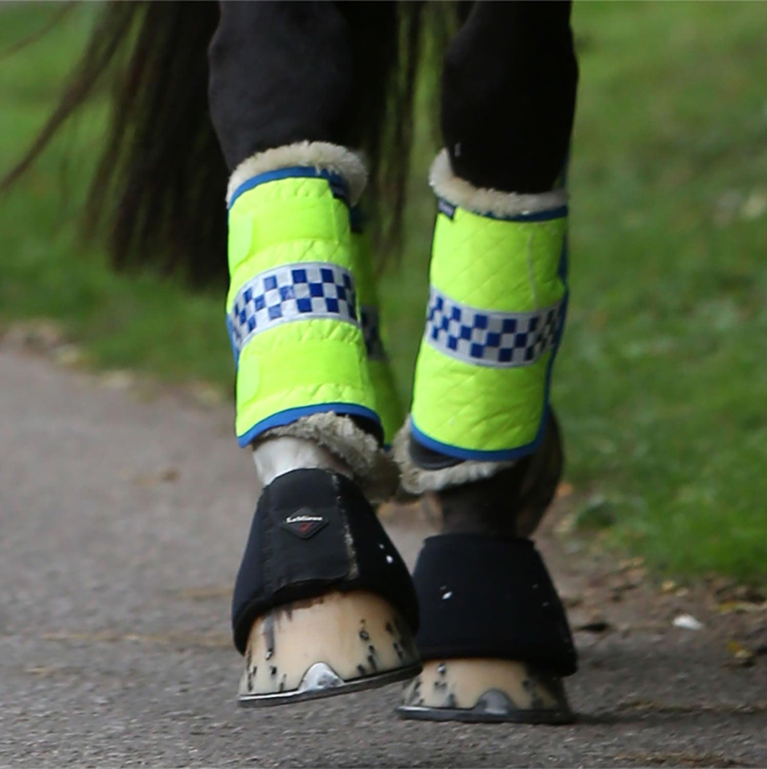 EQUISAFETY POLITE LEG BOOTS HORSE YELLOW - Ormskirk Pets