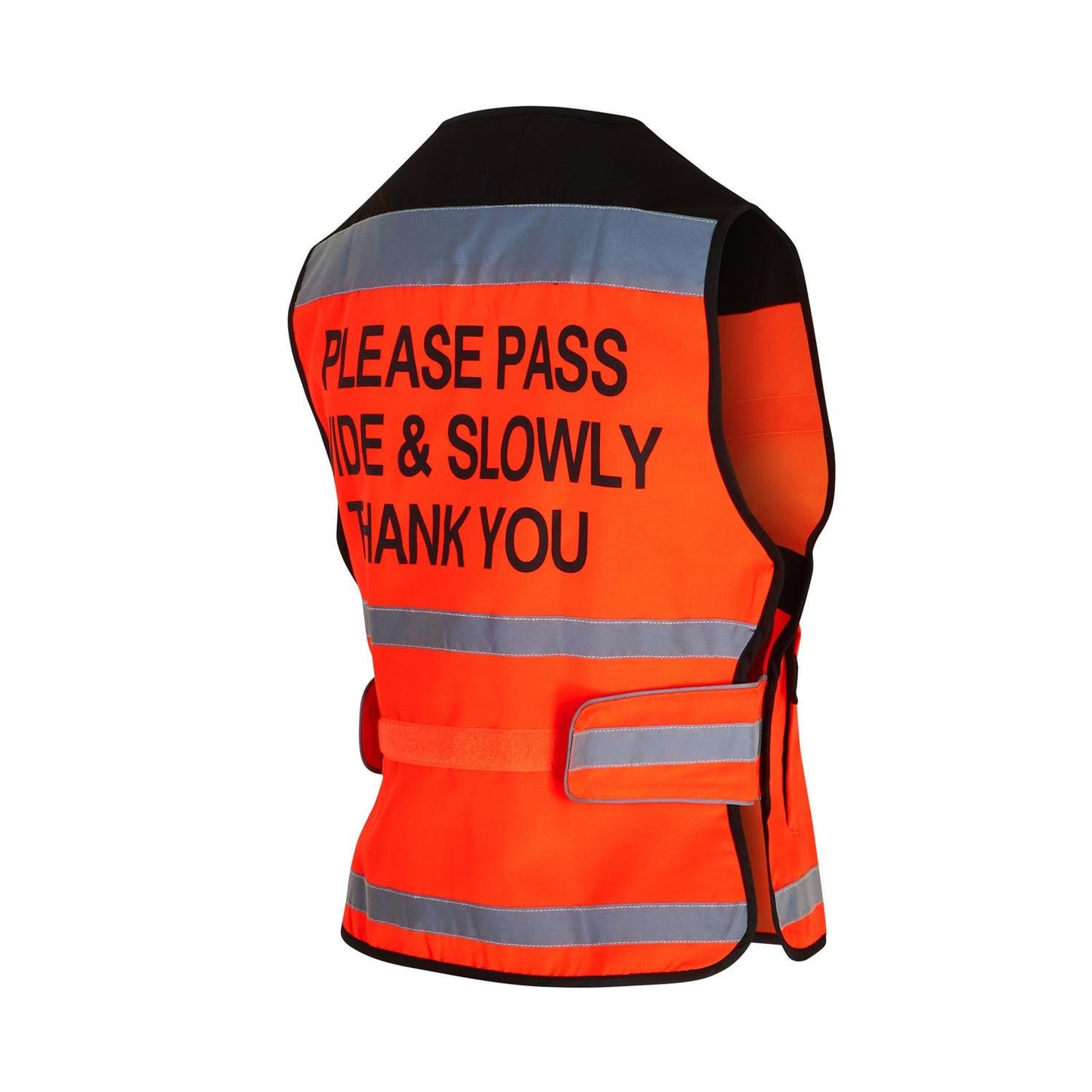 EQUISAFETY AIR WAISTCOAT PLEASE PASS WIDE & SLOWLY RED - Ormskirk Pets