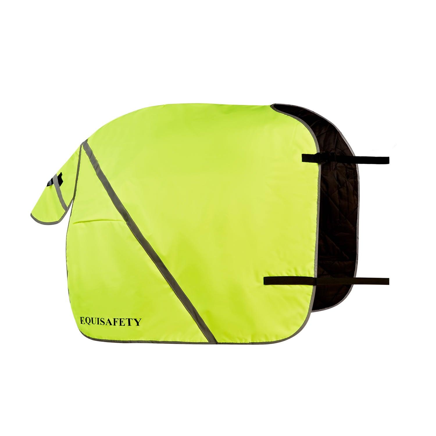 EQUISAFETY HI-VIS WATERPROOF QUARTER SHEET YELLOW - Ormskirk Pets