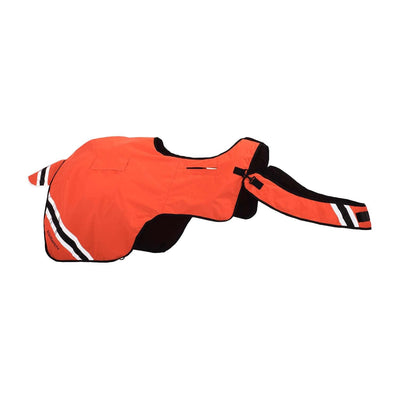 EQUISAFETY HI-VIS WATERPROOF WRAP AROUND RUG ORANGE - Ormskirk Pets