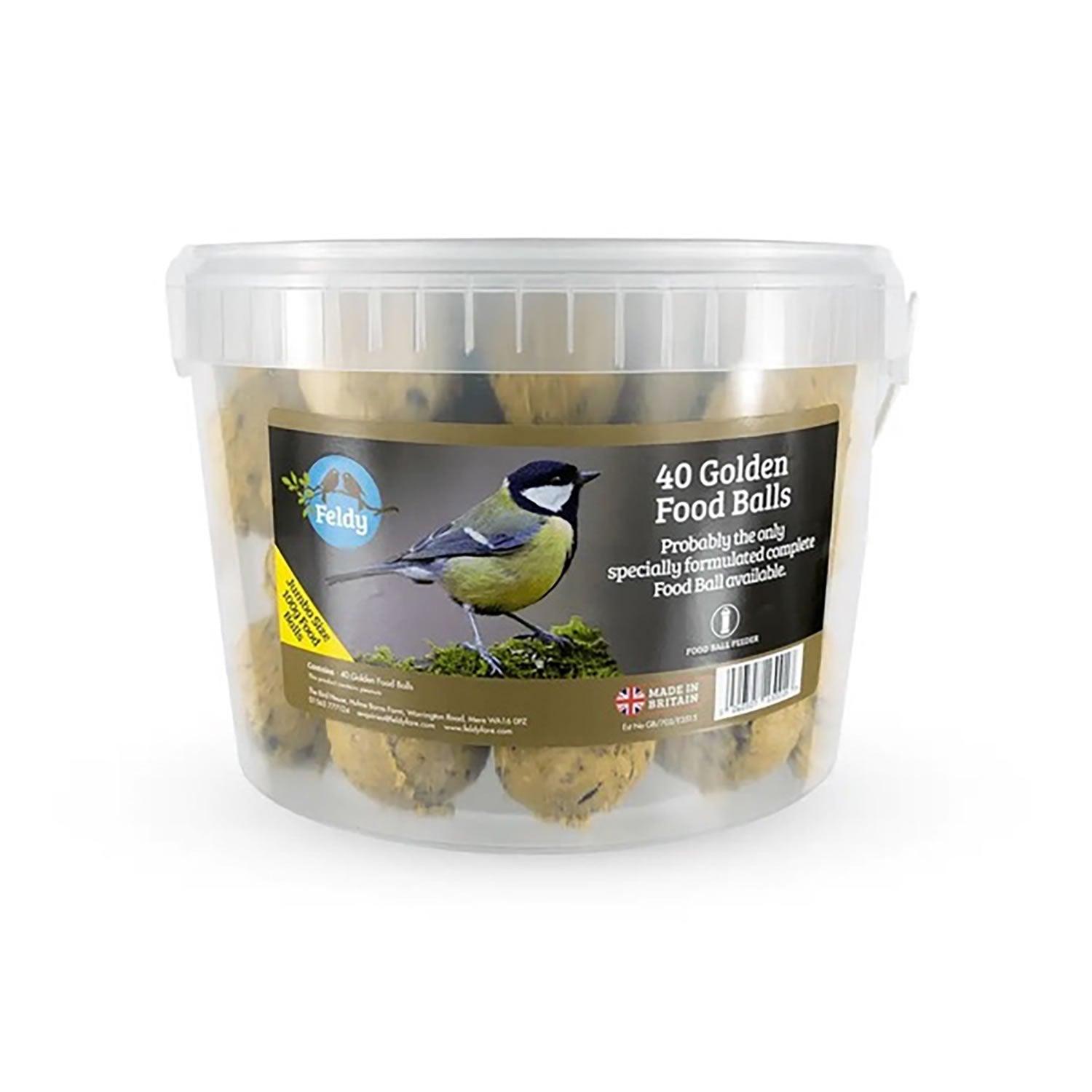 Feldy Golden Food Balls 40 Tub - Ormskirk Pets