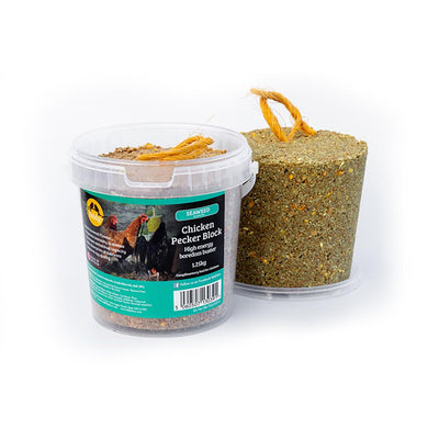 Feldy Chicken Pecker Block 1.25kg Seaweed - Ormskirk Pets