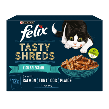 Felix Tasty Shreds Ocean Selection 12X80G