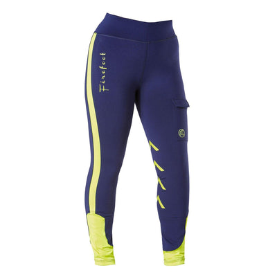 Firefoot Ripon Reflective Breeches Kids Navy/Yellow 20" - Ormskirk Pets