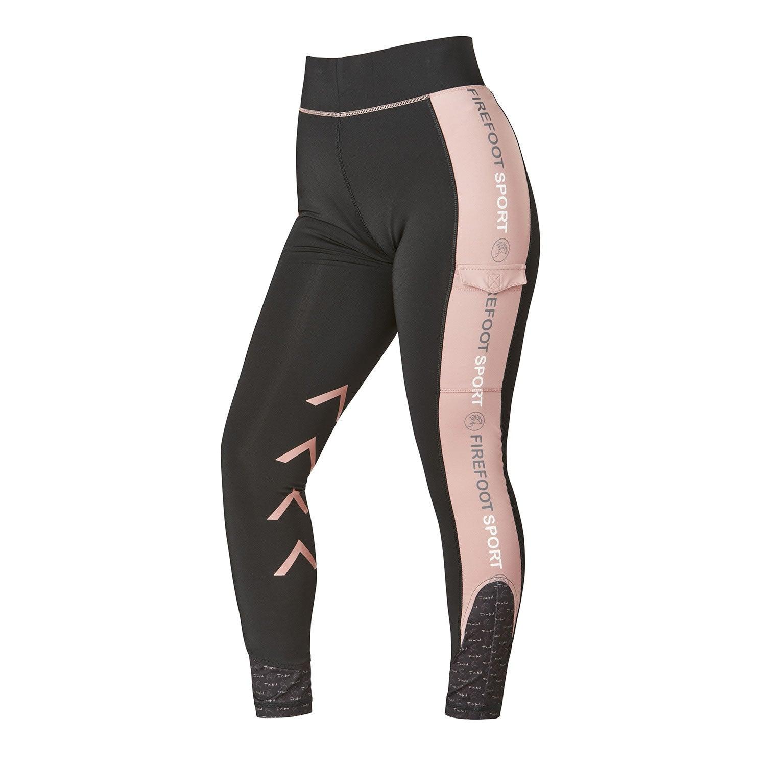 Firefoot Ripon Sport Breeches Kids Black/Rose Gold 20" - Ormskirk Pets