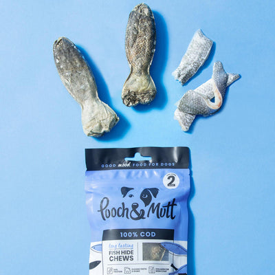 Pooch & Mutt Long-Lasting Fish Hide Chews