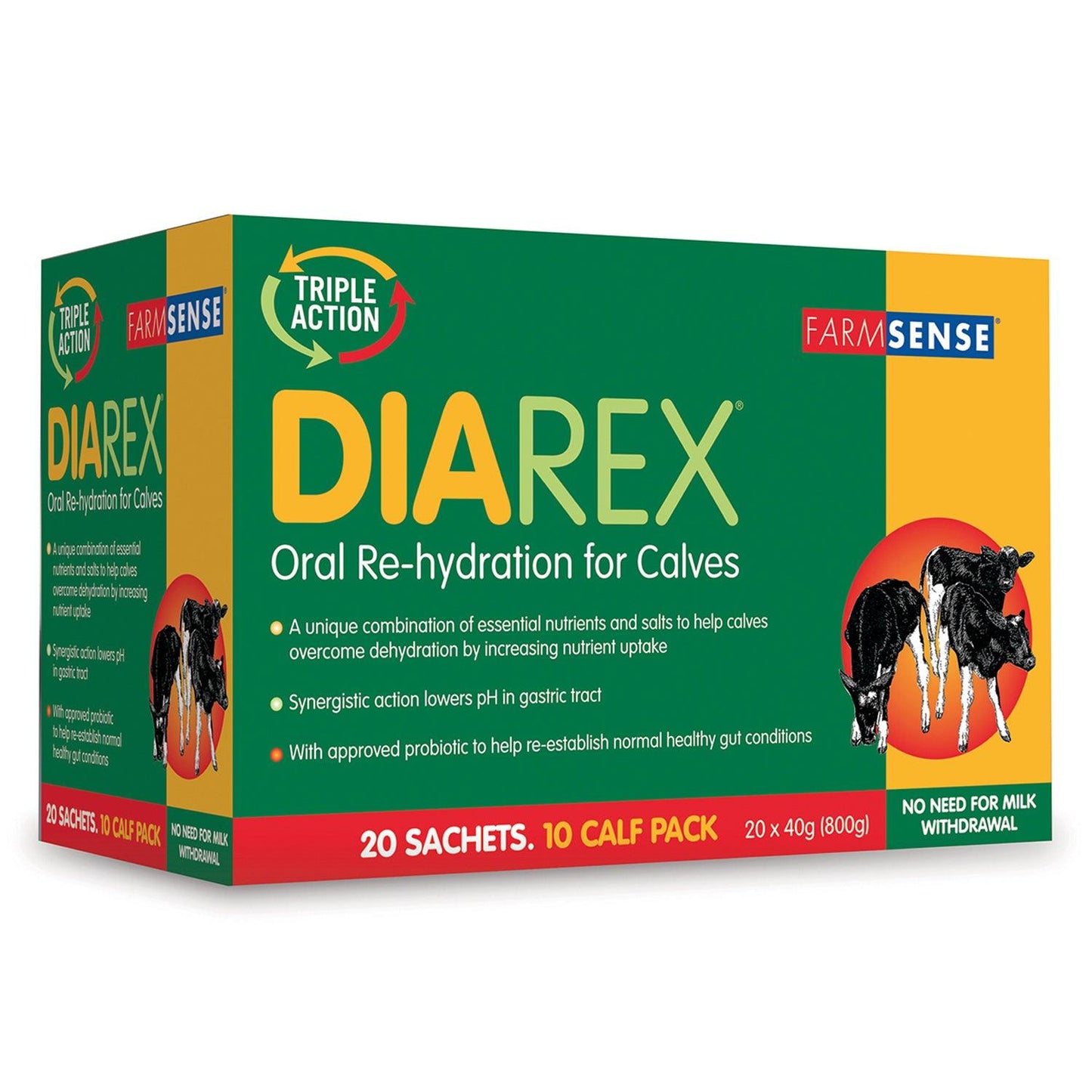 Farmsense Diarex 20 X 40g Sachet - Ormskirk Pets