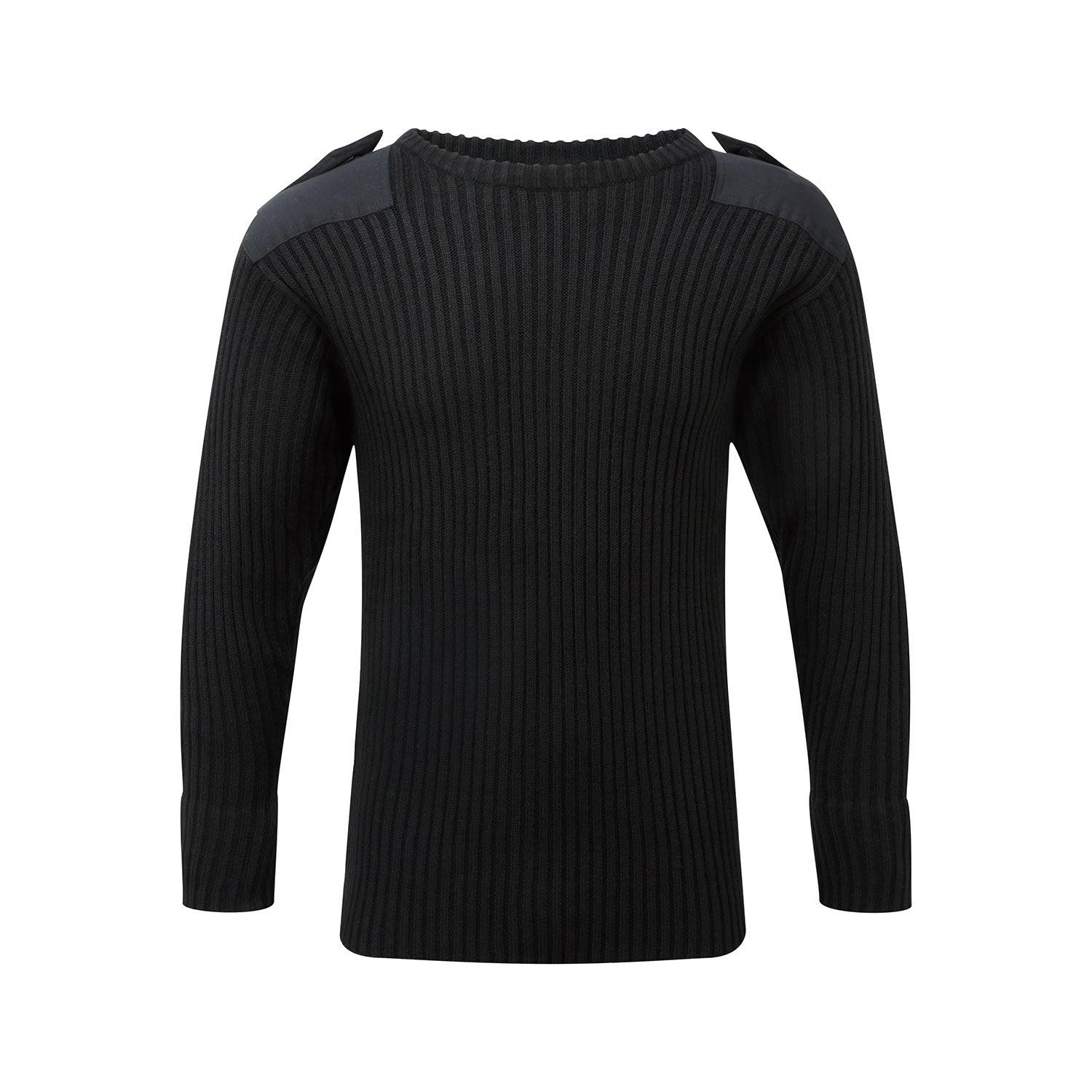 FORT CREW NECK COMBAT JUMPER BLACK - Ormskirk Pets