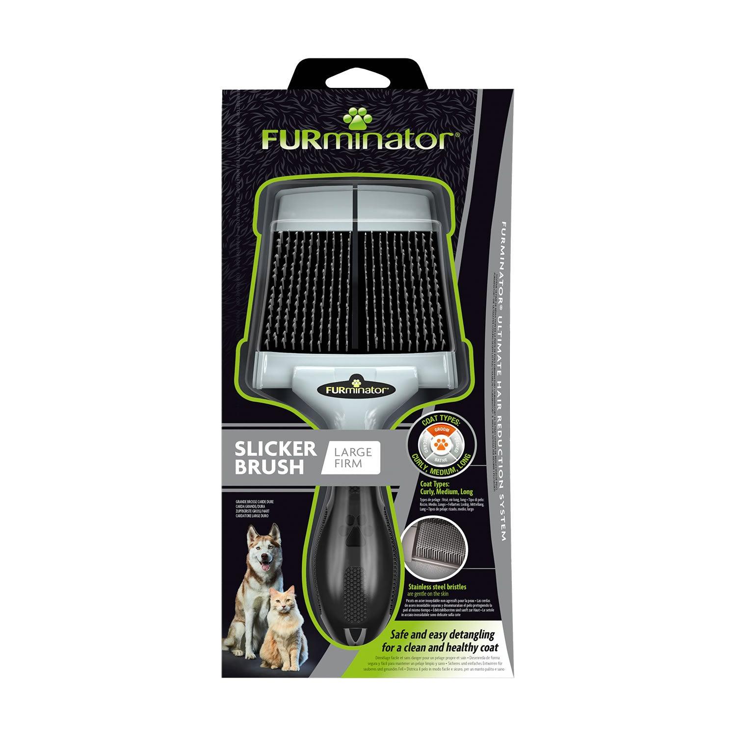 Furminator Slicker Brush Firm - Ormskirk Pets