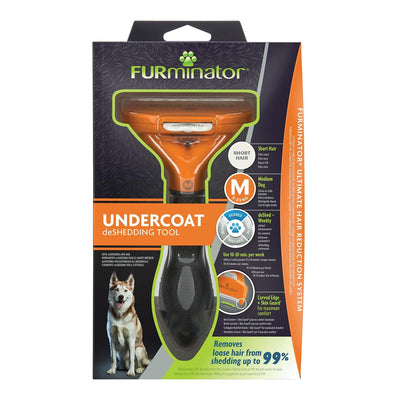 Furminator Undercoat Deshedding Tool For Short Hair Dog Medium - Ormskirk Pets